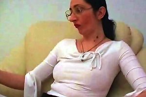 Milf In Glasses With Young Man Free Mature Porn Video Dd